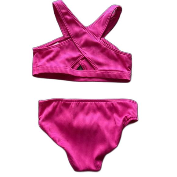 Abercrombie Kids High Neck Two Piece Ribbed Swimsuit. Size 7/8 - Picture 2 of 6